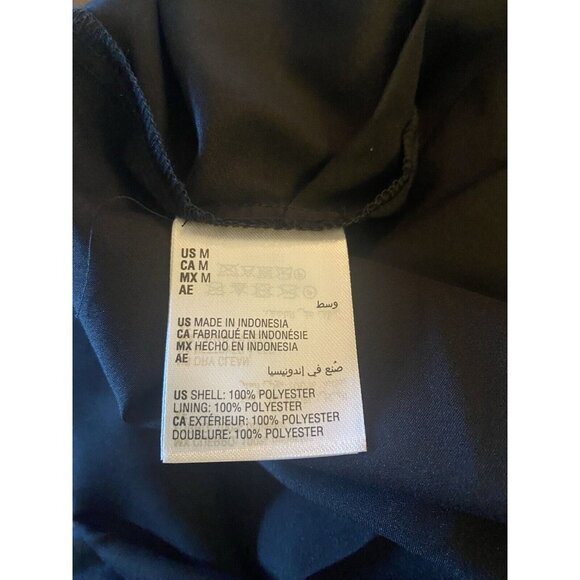 INC International Concepts Shift Dress Black Shear Long Sleeves Size M - Picture 14 of 14